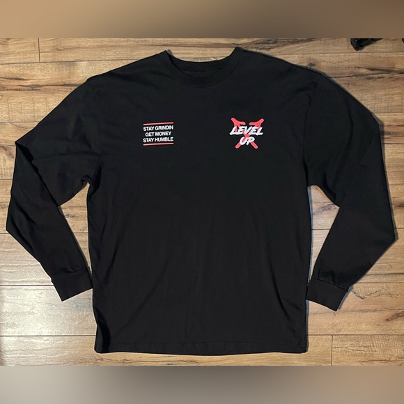 Fashion Nova Level Up Long Sleeve Graphic Tee - Picture 2 of 5